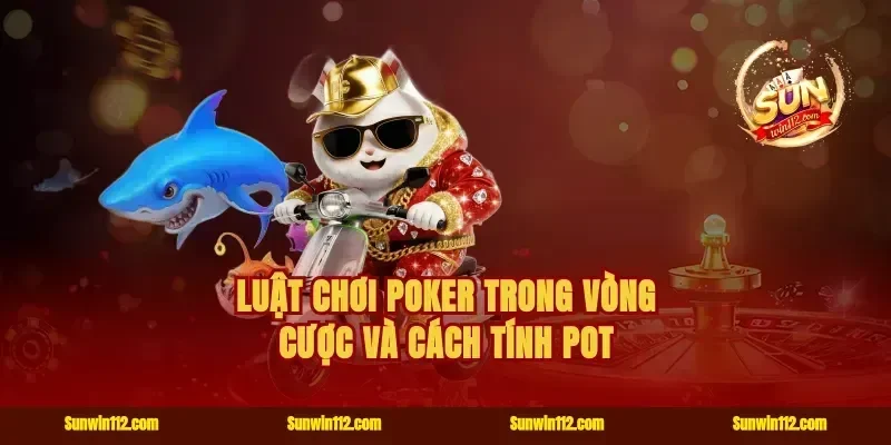 Luật chơi poker trong vòng cược và cách tính pot