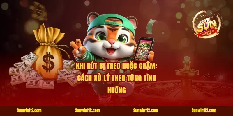 Khi rút bị treo hoặc chậm: cách xử lý theo từng tình huống
